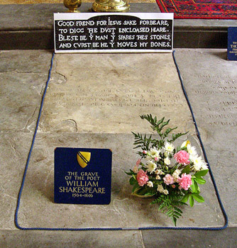 Shakespeare's grave