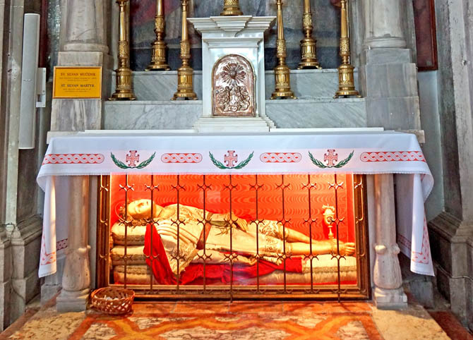 The Relic of St. Silvan, Dubrovnik, Croatia