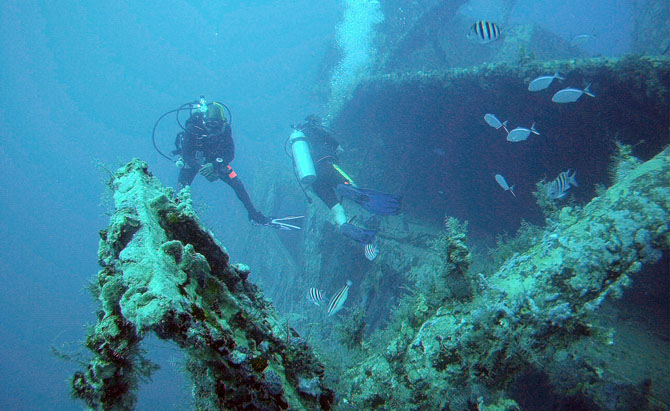 Diving in Dominica