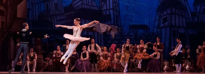 Ballet performance at the Bolshoi Theatre in Moscow