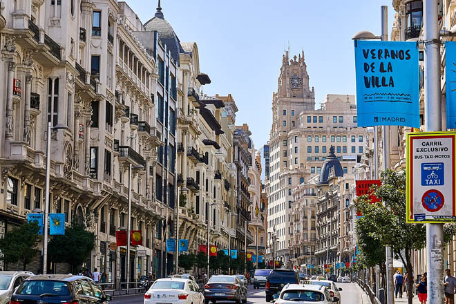 Gran Via, Madrid