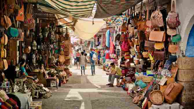 Souk in Morocco