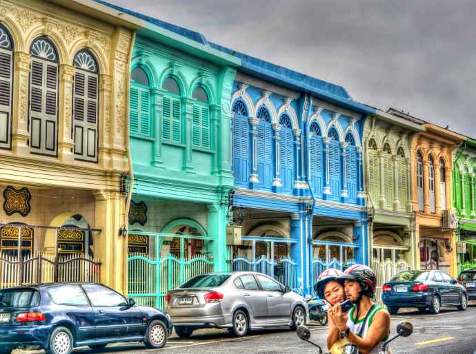 Thalang Road, Phuket City, Thailand