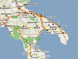 View Google Map of Italy