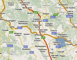 View Google Map of Italy