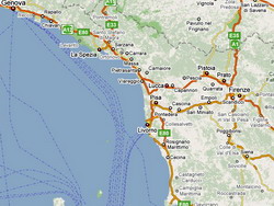 View Google Map of Italy