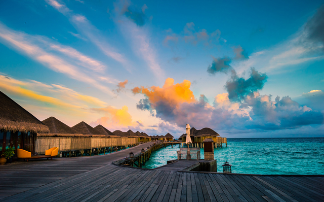 Maldives in the morning