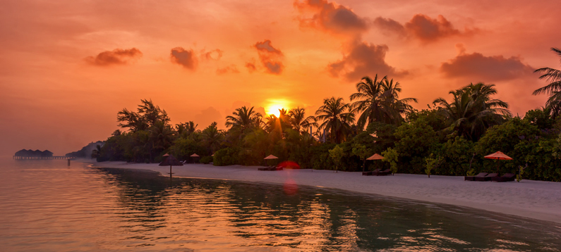 Maldives sunset