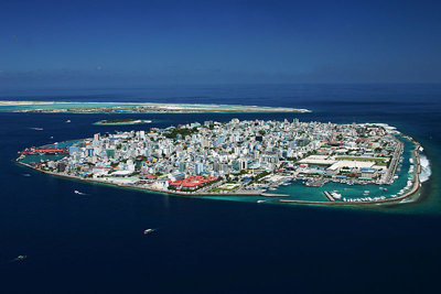 Male, capital of the Maldives