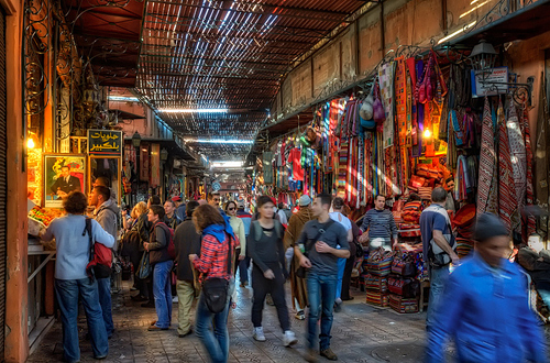 Souk in Marrakech