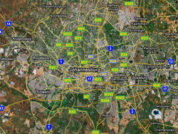 View Google Map of South Africa