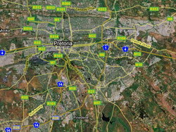 View Google Map of South Africa